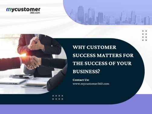 Illustration highlighting the importance of customer success in driving business growth, loyalty, and customer satisfaction.