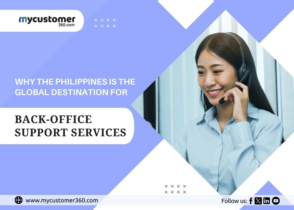 Philippines office space with a team working on back-office support services for global clients