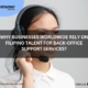 Filipino professionals providing reliable back-office support services with cost efficiency and exceptional skills